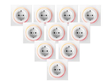 FGWOF-011 - Inteligentná zásuvka, Walli Outlet typ F, 10 ks - Fibaro