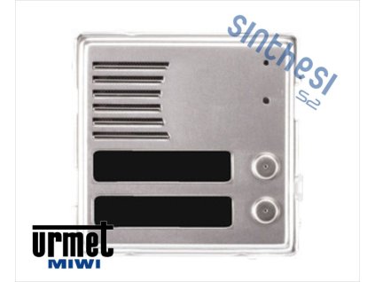 1148/22 - Čelná doska s 2 tlačidlami - Miwi-Urmet