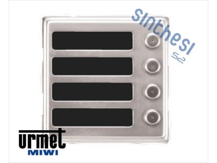 1148/14 - Čelná doska so 4 tlačidlami - Miwi-Urmet