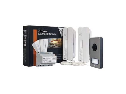 1122/402 - Dvojrodinná domová sada s dvoma telefónmi Signo - Miwi-Urmet