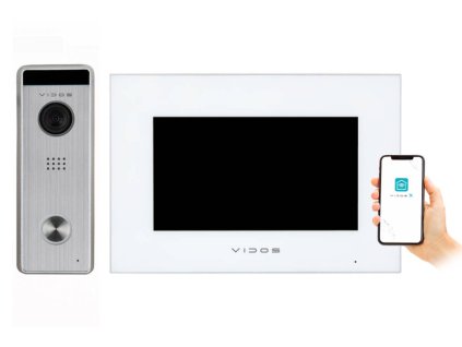 M10W-X + S10 - Jednorodinný videovrátnik WiFi, aplikácia - Vidos X