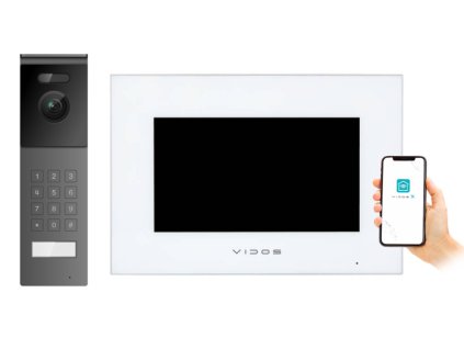 M10W-X + S12D - Jednorodinný videovrátnik WiFi, aplikácia - Vidos X