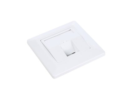 SX9-1-0-WH - Modulárna zásuvka, 1 port, kat. 6 - Solarix