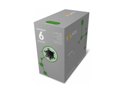 SXKD-6-UTP-PVC - Kábel krútená dvojlinka U/UTP kat. 6, PVC, Eca - Solarix