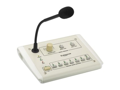 PA-6000RC - Mikrofón pultový PA, 6-zónový - MONACOR