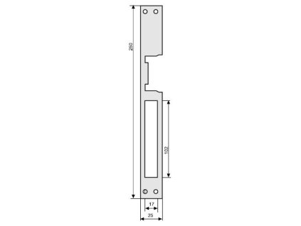 907X - Čelný plech - Lockpol