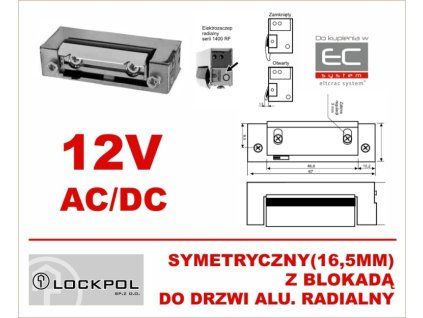 Elektrický protikus Lockpol 1420RF-12AC/DC EC-09842