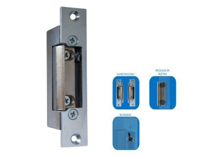 ES-S12AC/DC-B PROFI - Symetrická elektrická zarážka s blokádou - SCOT