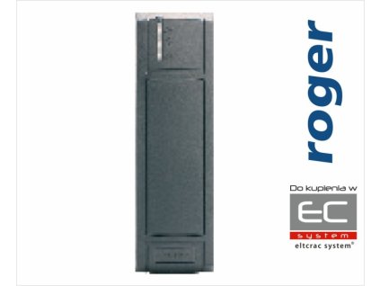 PR312EM-BK - Vonkajší prístupový kontrolér integrovaný s čítačkou EM 125 kHz bez klávesnice, tmavosivý - Roger