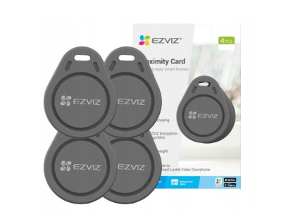 large cs dl ic cpu r200 g brelok zblizeniowy do wideodomofonu hp7 4szt ezviz cs dl ic cpu r200 g