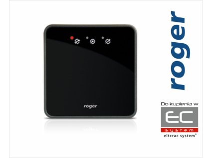 PRT82MF-BK - Vnútorná bezkontaktná čítačka kariet ISO 14443A a MIFARE bez klávesnice, čierna - Roger