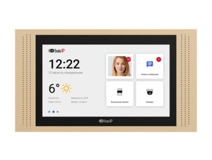 AT-10 GOLD - Vnútorný IP monitor, 10" IPS LCD, PoE, SIP 2.0 - BasIP