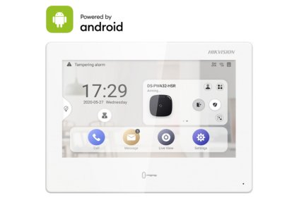 DS-KH9310-WTE1 - Monitor videovrátnika IP, 7'' TFT LCD, Android - Hikvision