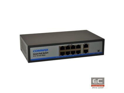 CIOT-H8L2 - IP prepínač 8xPoE - COMMAX