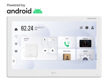 DS-KH9510-WTE1(B) - IP videotelefón monitor, 10'' IPS LCD, Android - Hikvision