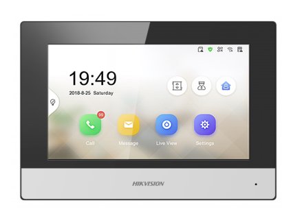 DS-KH6320-WTE1 - Monitor pre IP videovrátnika, 2-gen 7" TFT LCD, PoE - Hikvision