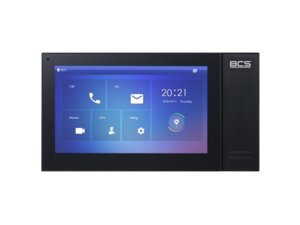BCS-MON7400B-S - Monitor videovrátnika IP, 7" LCD, PoE - BCS LINE