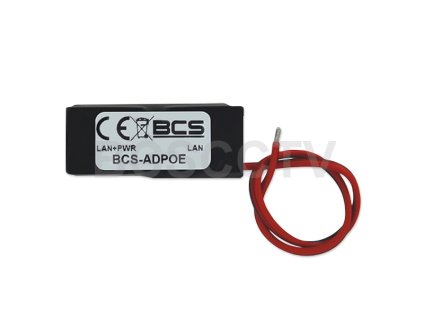 BCS-ADPOE Adaptér na napájanie IP videovrátnikov BCS cez kábel UTP