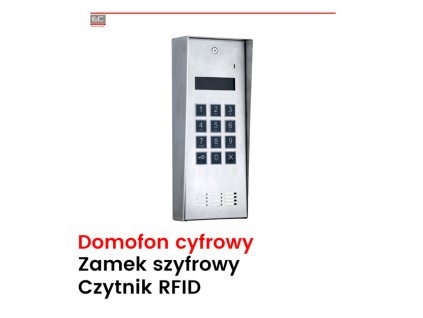 CD-2600R - digitálny domofón s RFID čítačkou - LASKOMEX
