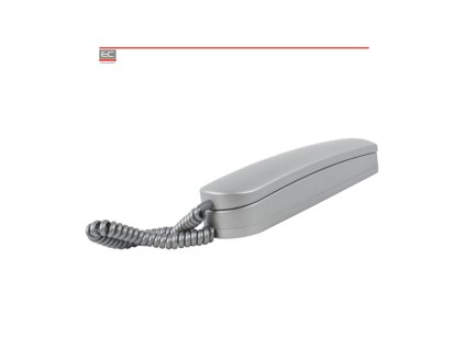 LM-8/W-6 STRIEBORNÝ - Digitálny unifon s jedným tlačidlom a trojstupňovým nastavením hlasitosti - Laskomex