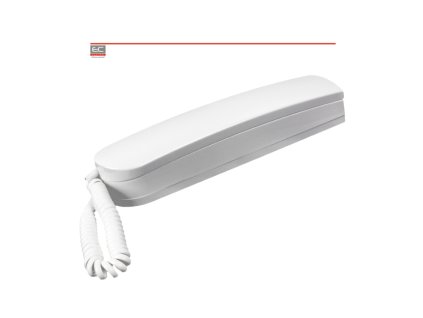 LM-8/W-7 Biely - Digitálny domáci telefón s jedným tlačidlom a trojstupňovým nastavením hlasitosti - Laskomex