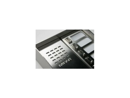 5025/11D - Vonkajšia kazeta s 11 tlačidlami s prístreškom - Miwi-Urmet