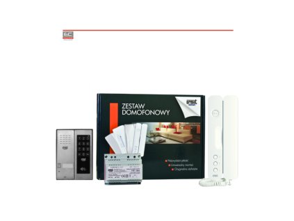 5025/401-ZK-RF - Jednorodinná domofónová sada (analógová), RFID, panel MIWUS, telefón SIGO - MIWI-URMET