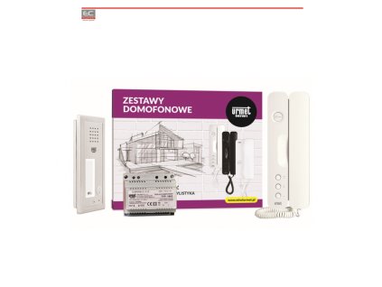 6025/401-RF - Analogová jednobytová domáce interkomová sada so zapusteným panelom ELITE s čítačkou RFID a unifonom SIGNO - MIWI-URMET