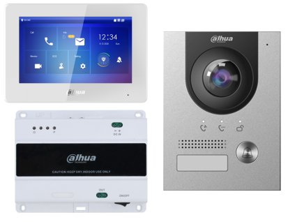 KTD01-S2(F) - IP videovrátnik pre 1 domácnosť, 2-žilový, Full HD - Dahua