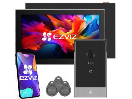 CP7 + SD7 - IP videovrátnik 2-vodičový s dvoma monitormi, WiFi - EZVIZ