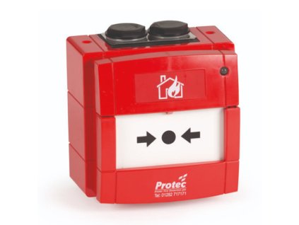 6000/MCP/WP - Vonkajší ručný požiarny hlásič s izolátorom skratu - D+H