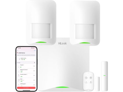 Bezdrôtová alarmová sada AX Home, 2x PIR senzor, WiFi, 4G/LTE - HiLook od Hikvision