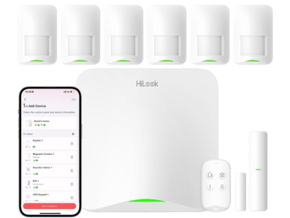 large alarm a201ps kit2 16we zestaw alarmowy ax home 6x czujka wifi 4g lte hilook by hikvision alarm a201ps kit2 16we