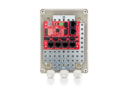 xPoE?6?11?S2 - PoE prepínač 6 portov (5xPoE + 1xUplink) v exteriérovom kryte - ATTE