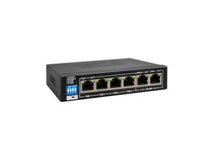 BCS-B-SP04G02G - Nezávislý 6-portový PoE switch, Gigabitový - BCS Basic