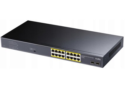 GS1020PS2 - PoE Prepínač 16+2 10/100/1000Mbps, 2x SFP, 200W - Cudy