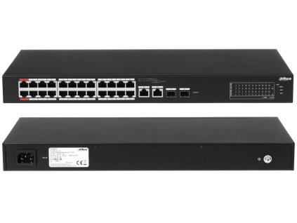 large cs4226 24et 240 switch poe 24 2 2x sfp uplink 1000mbps 240w cloud managed dahua 6923172571267