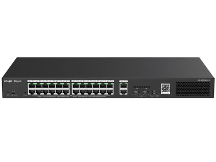 RG-ES228GS-P - Gigabitový PoE prepínač 24+2, 2x SFP, spravovateľný, 370W - Reyee od Ruijie