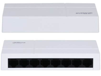 PFS3008-8GT-L - 8-portový neřízený prepínač, 8x 10/100/1000 Mb/s,- Dahua