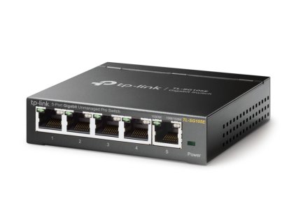 TL-SG105E - Nezvládaný Pro prepínač, 5 gigabitových portov - TP-LINK