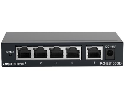 RG-ES105GD - Sieťový prepínač 5x RJ45 10/100/1000Mbps, neadministratívny - Reyee by Ruijie