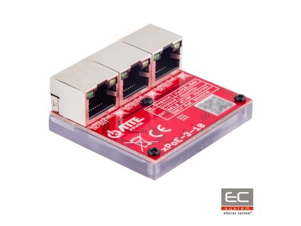 xPoE-3-10 - PoE prepínač s 3 portami, 10/100Mbps - ATTE