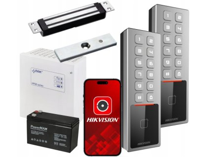 DS-K1T805MBWX - Sada Kontroly Prístupu So Zdrojom Napájania IK08 Bluetooth - HIKVISION
