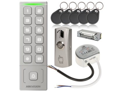 DS-K1T809MX KD3 KIT - Sada na kontrolu prístupu, šifrovacie zariadenie, čítačka Mifare - Hikvision