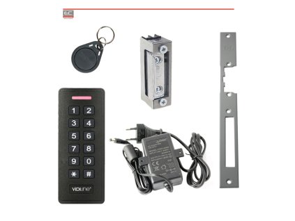 KD-03 - Kompletná súprava kontroly prístupu na jedny dvere s RFID čítačkou