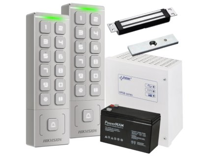 large ds k1t809mx zestaw kontroli dostepu z zasilaniem hikvision ds k1t809mx