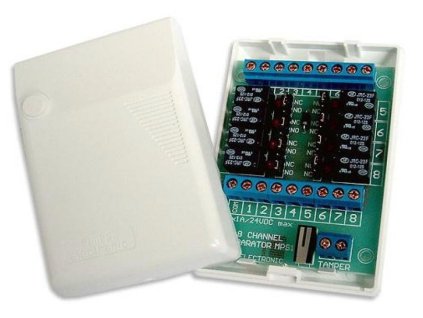 MPS1 Osemkanálový reléový oddeľovač Elmes