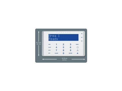 K656 - Manipulátor LCD s dotykovou klávesnicou - Paradox