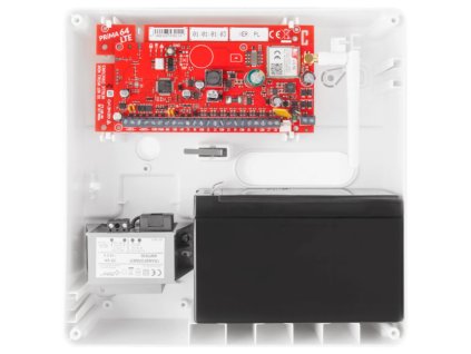 PRiMA64LTE BOX - Centrálna Jednotka Alarmu 4G LTE, 64 vstupov, 4 výstupy, skriňa BOX-1 - GENEVO