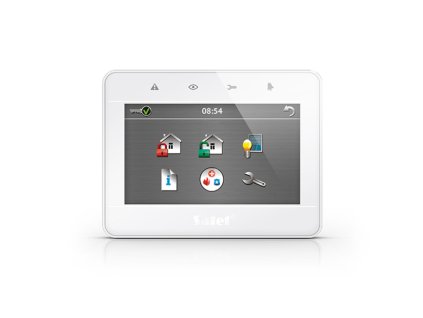 INT-TSG2-W - Grafický ovládač s dotykovou obrazovkou 4.3" biely - SATEL